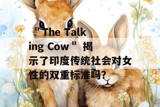  ＂The Talking Cow＂ 揭示了印度传统社会对女性的双重标准吗？